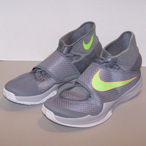 NIKE ZOOM HYPERREV GRAY BASKETBALL SHOES S3237 - Picture 2 of 8